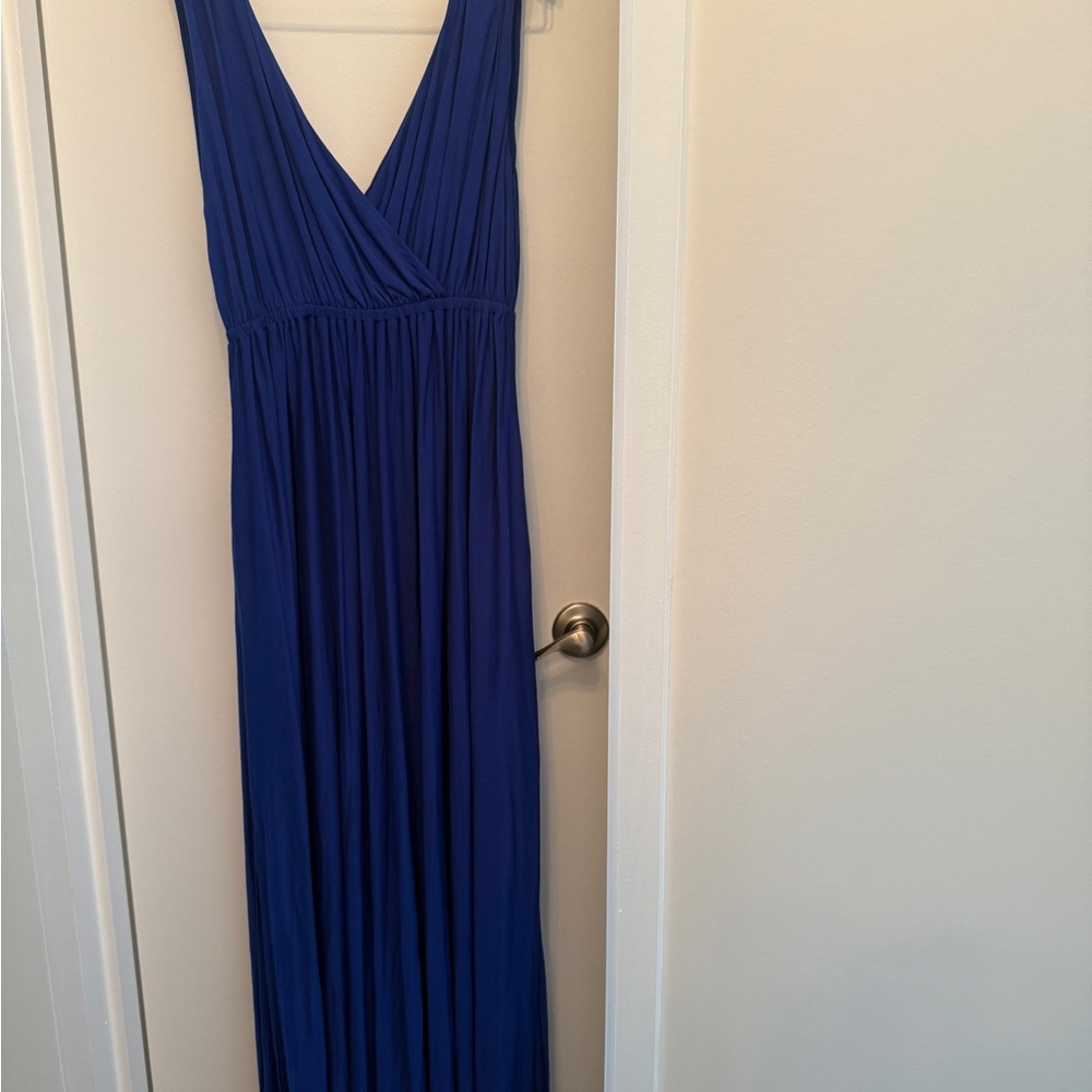 Elegant Blue Maxi Dress